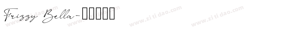 Frizzy Bella字体转换